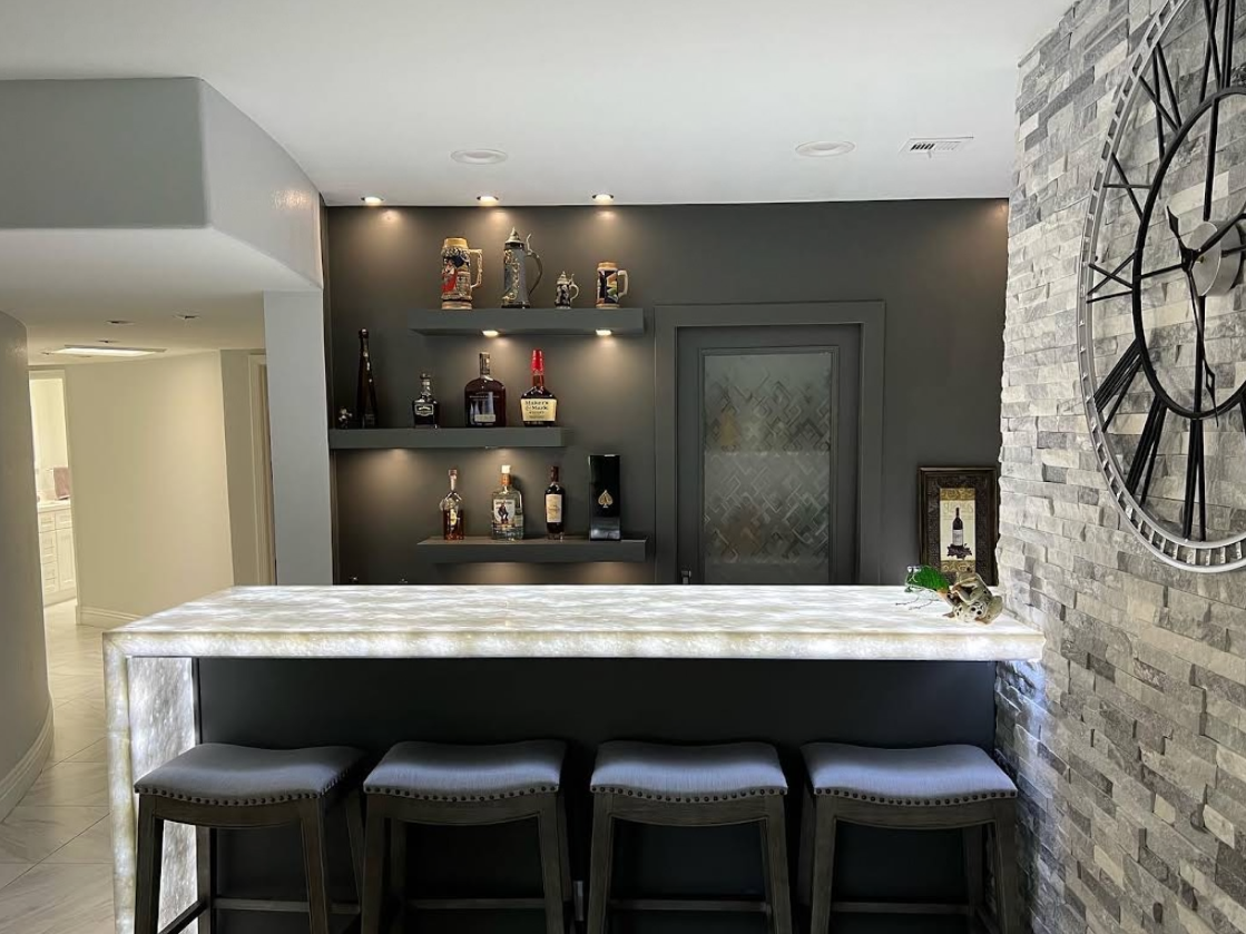 Interior remodeling result